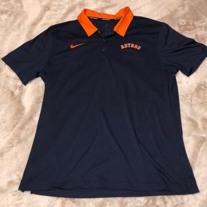Mens Nike Astros collared shirt